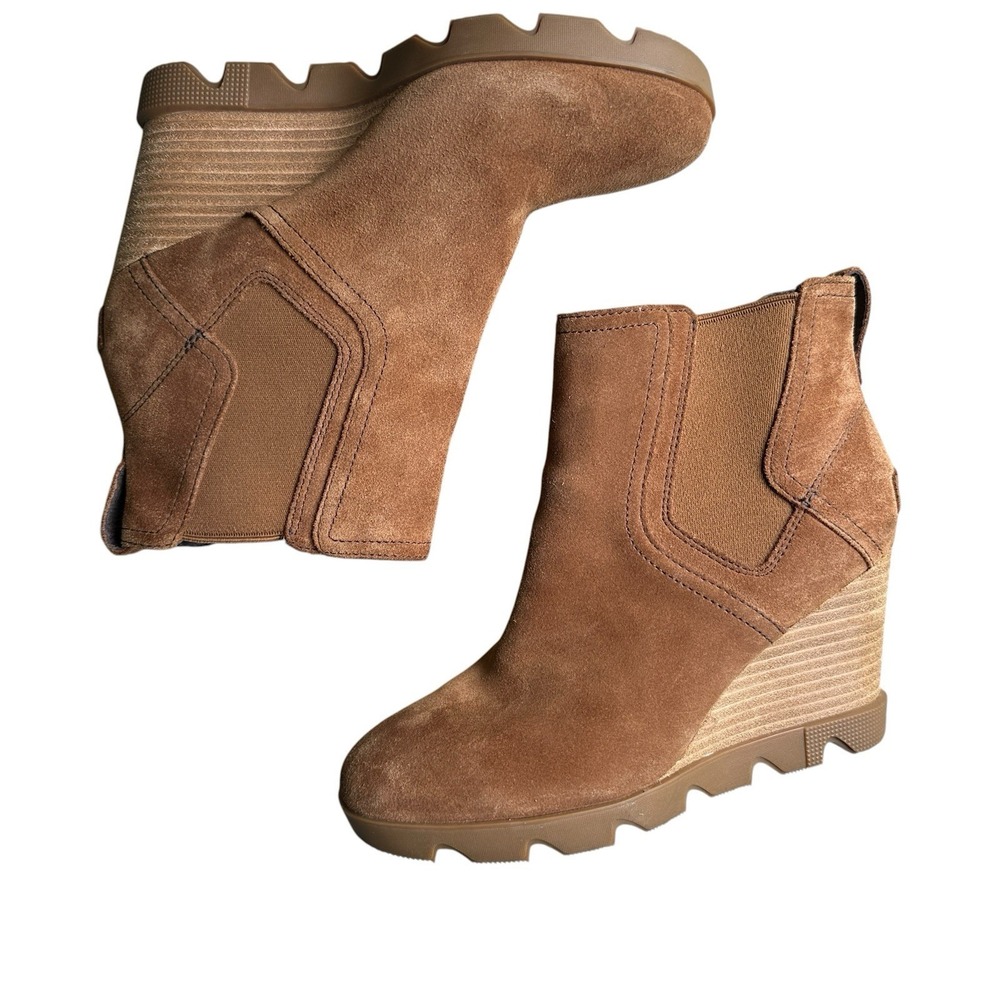 Sorel Joan Uptown Chelsea Boot Women's Size 8 US Velvet Tan Brown 1930921-242 - Picture 7 of 15